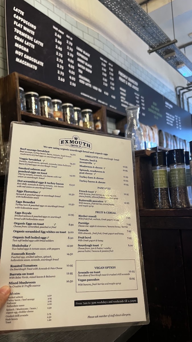 Menu Exmouth Coffee Company-1